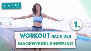 Workout nach einer Magenverkleinerung  SPORTPROGRAMM FÜR ZUHAUSE  FOLGE 1 medicalfly [upl. by Annairol]