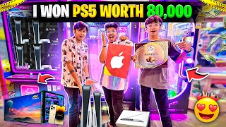 I Won PS5 Worth 80000₹😍In New Arcade Game😨  Spending 999₹ 😂amp Won Biggest Jackpot  Jash Dhoka [upl. by Eveneg]