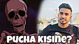 Skeleton Roasting Techno gamerz ujjwal gamer Roast  Shubh SkeletOn [upl. by Gottfried]