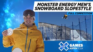 Monster Energy Men’s Snowboard Slopestyle FULL COMPETITION  X Games Aspen 2024 [upl. by Coster179]