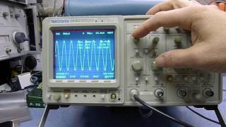 First look at a Tektronix 2440 [upl. by Eidarb]