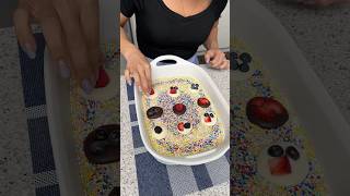 Easy Chocolate Sprinkle Drops 😍 shorts short shortvideo recipe food candy easyrecipe fun [upl. by Oitaroh]