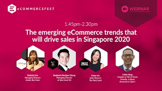 Panel Discussion The emerging eCommerce trends that will drive sales in Singapore 2020 [upl. by Bozovich923]