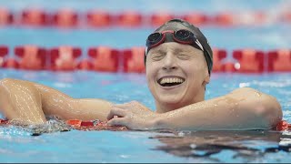 Maryland native passes Michael Phelps for most individual golds at world championships [upl. by Silber]