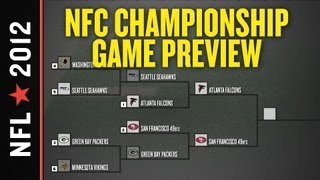 NFL Playoff Schedule 2013 NFC Championship Game set between 49ers and Falcons [upl. by Cammi]