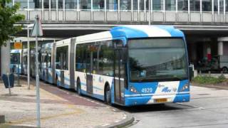 VanHool New AGG300 Double articulated buses in Utrecht Netherlands 2010 [upl. by Nicholas666]