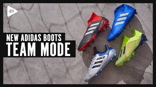 ADIDAS TEAM MODE FOOTBALL BOOTS UNBOXING amp CLOSER  NEW POGBA OZIL DELE ALLI SUAREZ BOOTS [upl. by Retxed]