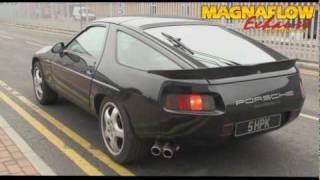 Profusion Customs Porsche 928 S2 MagnaFlow Performance Exhaust [upl. by Htebi616]