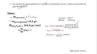 Ejercicios Resueltos de Química Analítica  Gravimetría [upl. by Aneg]