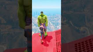 RANDOM BABY SPIDERMAN VS SPIDERMAN BATTLE GTA V gta hulkvsspiderman milesmorales spidermangtav [upl. by Karlene]