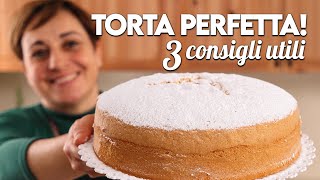 3 CONSIGLI PER UNA TORTA PERFETTA  Fatto in Casa da Benedetta [upl. by Artenahs]