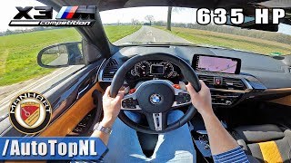 635HP BMW X3M Competition  MANHART MHX3  LOUD POV Test Drive by AutoTopNL [upl. by Alban]