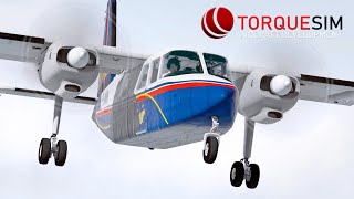 TorqueSim BN2 Islander [upl. by Airakaz]