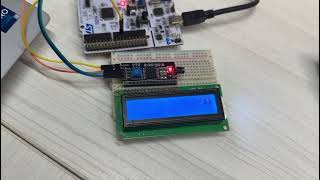 Demo I2C LCD with STM32 Nucleo using STM32CubeIDE [upl. by Keeton]