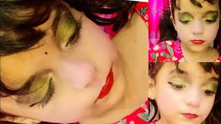 green eye makeup tutorial 🫀🥰🌍👀 [upl. by Peppie285]