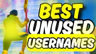 UNUSED Fortnite Usernames NOT Taken 50 DIFFERENT [upl. by Aidas]