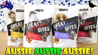 Great Australian Bites Chocolate Coated Chilli Peanuts amp more Food Tasting Review  Birdew Reviews [upl. by Cianca]