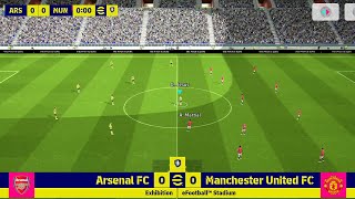 eFOOTBALL PES 2024 MOBILE GAMEPLAY🔥🔥 ARSENAL vs MANCHESTER UNITED [upl. by Andromache504]