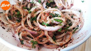 LACCHA ONION SALAD  DHABA STYLE LACCHA PYAZ RECIPE Shorts [upl. by Radnaxela]