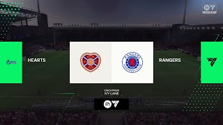 Hearts vs Rangers  cinch Championship  3rd August 2024 Full Match 4k  FC 24 [upl. by Landmeier]