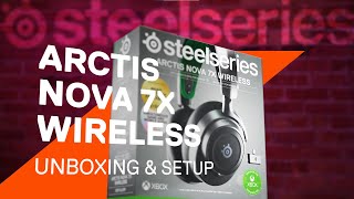 Arctis Nova 7X Unboxing and Setup [upl. by Georgy655]