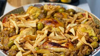 TAJINE DE POULET AUX OIGNONS CARAMÉLISÉS ET OLIVES À LA MAROCAINE 🧅🫒 Deli cuisine [upl. by Gayleen574]