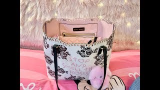 Whats in my Easter Sunday Betsey Johnson Tote [upl. by Ahsilrak214]