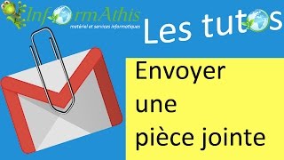 TUTO GMAIL  envoyer facilement une pièce jointe [upl. by Nandor832]