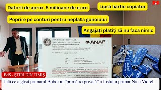 Iată ce a găsit primarul Boboi în ”primăria privată” a fostului primar Nicu Viorel [upl. by Quick723]