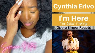 Opera Singer Reacts to Cynthia Erivo Im Here  The Color Purple Broadway  Performance Analysis [upl. by Alvin]