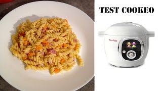 Cookéo Moulinex  Je teste pour vous les pâtes façon carbonara recette facile [upl. by Dublin]