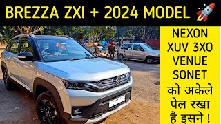 2024 Maruti Suzuki Vitara Brezza ZXI plus DAD of Compact SUV🚀 [upl. by Ezarra]