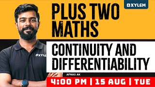 Plus Two Maths  Continuity and Differentiability  Xylem Plus Two [upl. by Elay]