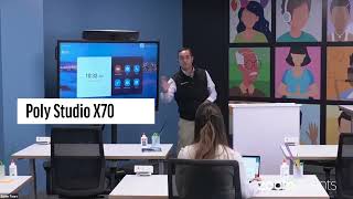 Poly Studio X70 and Zoom Rooms for Classrooms Demo [upl. by Kassia694]