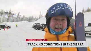 Tracking conditions in the Sierra as more snow arrives [upl. by Relyc]