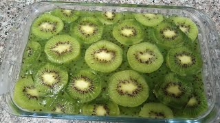 kiwi dessert quick and easy [upl. by Nitsew760]