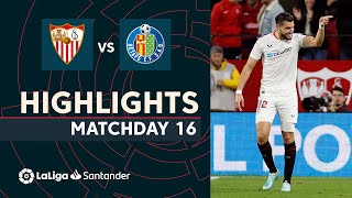 Resumen de Sevilla FC vs Getafe CF 21 [upl. by Baecher917]