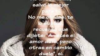 AdeleSomeone Like You con letra en español [upl. by Aneelas]