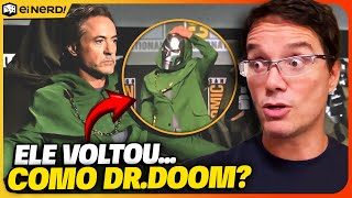 ROBERT DOWNEY JR ESTÁ DE VOLTA COMO DR DESTINO NO UCM [upl. by Ahsiaa]