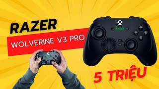 Mở Hộp Và Đánh Giá Razer Wolverine V3 Pro Cắt ra từ livestream [upl. by Armilla]