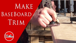 Saving money and making your own baseboard trim [upl. by Meensat546]