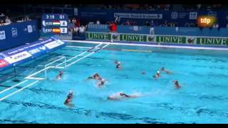 Waterpolo Lucha bajo el agua femenina [upl. by Hernandez]