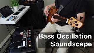 Ambient Bass Soundscape  Rob Allen Mouse Fretless Bass Boss GT1000core Boss RE202 Space Echo [upl. by Barris]