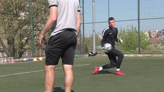 Petar Kašić goalkeeper training at Viborg Koceic academy [upl. by Hofmann]