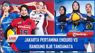 🔴 LIVE LAGA PERDANA GIA Jakarta Pertamina Enduro Vs Bandung bjb Tandamata di Proliga 2024 [upl. by Aerdnahs]