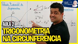 Trigonometria na circunferência ENEM  Aula 2 Relação Fundamental  Outras razões trigonométricas [upl. by Doownil]