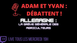 Allemagne  La grève générale des agriculteurs [upl. by Laureen]