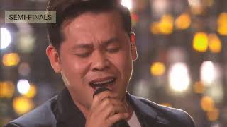 Marcelito Pomoy  Americas Got Talent The Champions Semi Finals amp Audition Performance [upl. by Patterman]