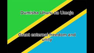 Natianal anthem of TanzaniaMungu ibariki 1961 [upl. by Katuscha911]