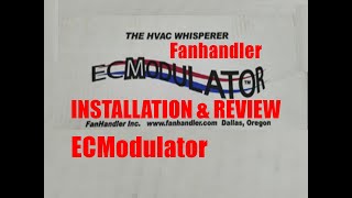 PSC to ECM Retrofit  Fanhandler ECM Modulator Installation Review ECModulator ECM4 Kit Fan Handler [upl. by Fitzger]